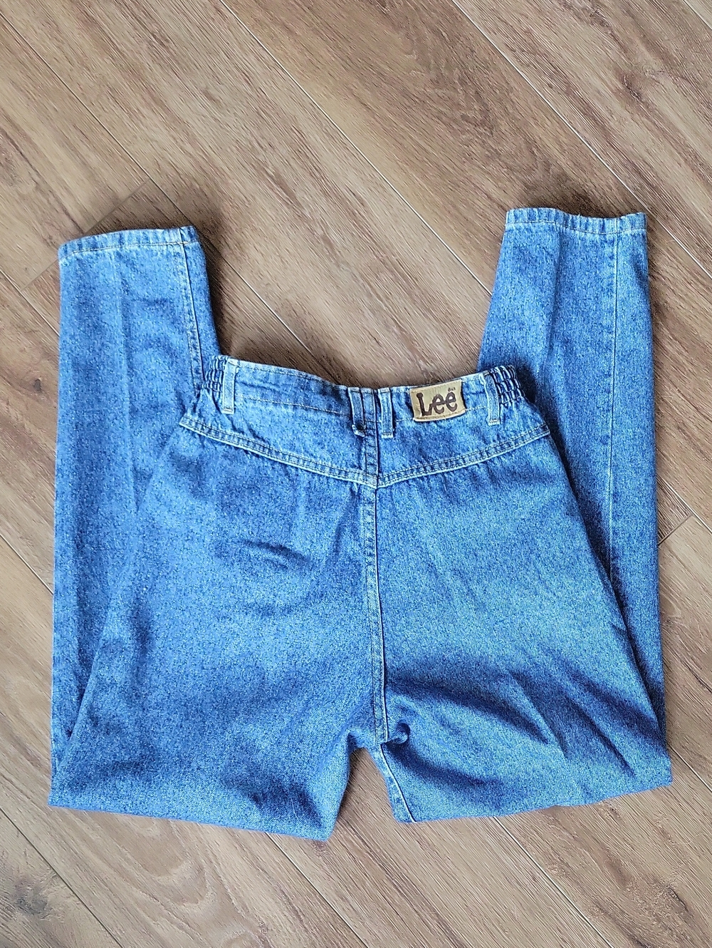Vintage Lee Blue Women's High-Rise Jeans